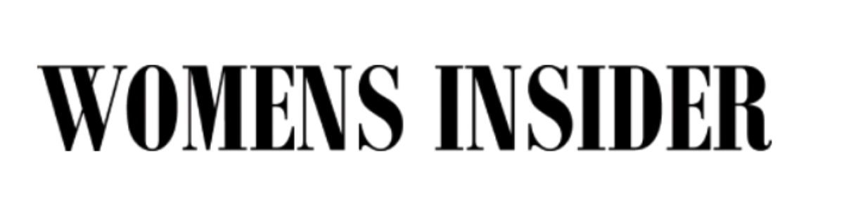 Logo of 'WOMENS INSIDER' in black text on a white background